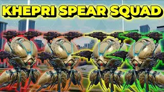 WR - Khepri Spear Squad Demolishing The Enemies - Mk3 Maxed Gameplay | War Robots