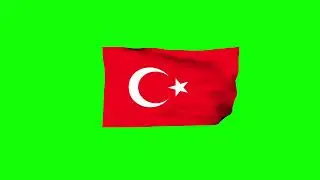 Turkiye Green Screen Flag