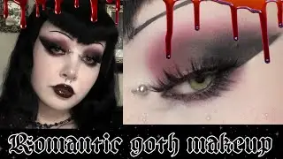 ❤️🦇ROMANTIC GOTH MAKEUP TUTORIAL 🦇❤️