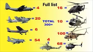 A full list of all US aircraft left behind in the hands of Taliban in  Afghanistan