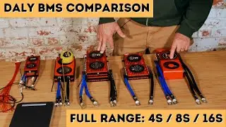 Daly BMS Comparison - Our Full Range: 12v | 24v | 48v