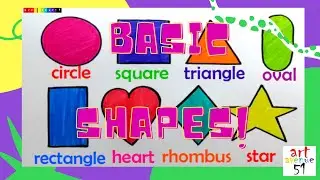 Basic Shapes for beginners | 2D shapes