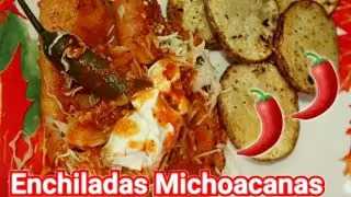 HOW TO MAKE ENCHILADAS MICHOACANAS