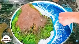 How to make an Ocean Epoxy Table | Amazing Woodworking Projects | Resin Art