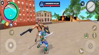 Rope Hero Fight With Dangerous Villain - Dangerous Villain Kill To Rope Hero