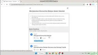 POST TEST | TOPIK Menjalankan Komunitas Belajar dalam Sekolah | Modul 1 & 2
