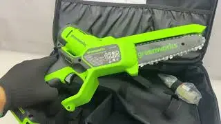 Пила мини цепная GreenWorks