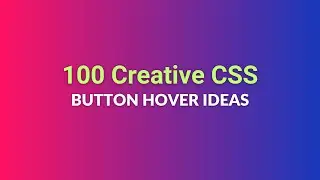 100 Creative CSS Hover Ideas for Buttons | Button Design Inspiration