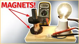 FREE ENERGY WITH MAGNETS 🧲💡💡- Infinite Magnetic Energy