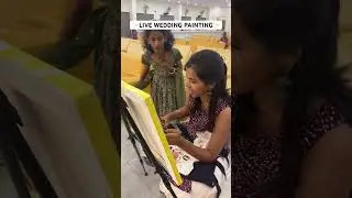 ✨LIVE WEDDING PAINTING✨ 