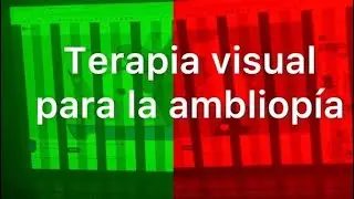 ejercicio para ambliopía or ojo vago usando televisión o computadora