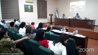 Зал персональной конференции Tashkent Pharmaceutical Institute