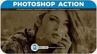 How to turn a photo to Vintage / Old Photo effect | Photoshop action | 