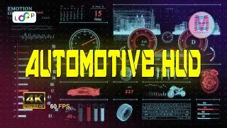 Sci-Fi Automotive HUD Panel Animation
