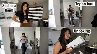 Vlog | What I bought at the Sephora Sale + Unboxing + Winter try on haul!