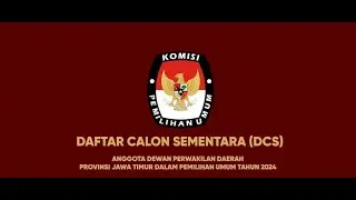 DCS Anggota DPD untuk Daerah Pemilihan Provinsi Jawa Timur pada Pemilu Tahun 2024