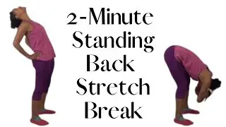 2-Minute Standing Back Stretch Break