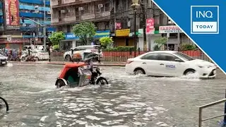 Heavy rain triggers floods in Metro Manila | INQToday