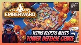 New Roguelike Tower Defense with Tetris Blocks - Emberward