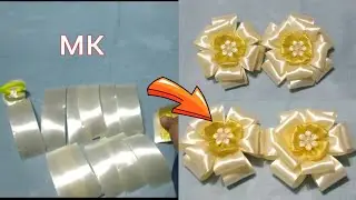 Лентадан бантик ясаш  | Изготовление бантик из ленты