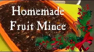 Homemade Fruit Mince or Mincemeat is soooo much nicer than shop bought.