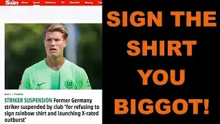 German Football Player Punished For Not Signing Rainbow Shirt