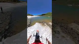 huge Pondskim in Colorado #skiing