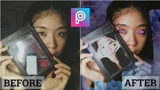 HOW TO EDIT: Glowing Eye/Smoke Effect | PicsArt Tutorial