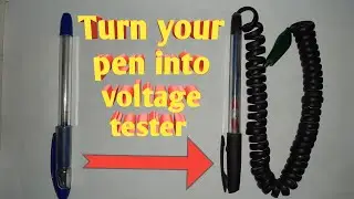 DIY Voltage tester using old pen