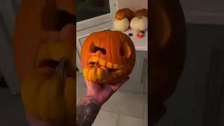 ‘WHY so SERIOUS’   Halloween pumpkin art 🎃 #shorts #short #halloween