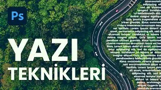 Photoshop'ta Yazı Yazma ve Type Tool Özellikleri