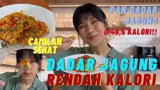 RESEP PAN DADAR JAGUNG RENDAH KALORI - CAMILAN SEHAT‼️ cocok untuk diet