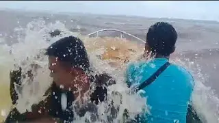vidio detik detik youtuber karam di hantam ombak bono terjebak di dalam bakat dan bianca🇲🇨
