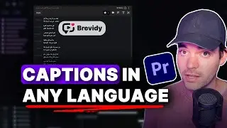 Transcribe in over 100+ Languages in Premiere Pro | Animated Captions + Multilingual + Translations