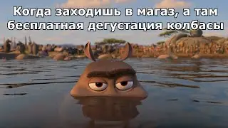 Когда удачно зашел в магазин (Мото-мото мем 2022)