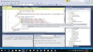 Create website with database under 1min (list, add, edit, delete) with MVC5