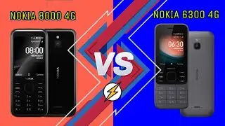 Nokia 8000 4G Vs Nokia 6300 4G || All Specifications Comparison || Which is Best ? |DR.VOLTAGE