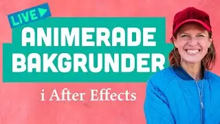 Animerade bakgrunder i After Effects #aftereffects #aftereffectsutorial #radiowave