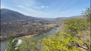 Lover's Leap day hike in Hot Springs NC