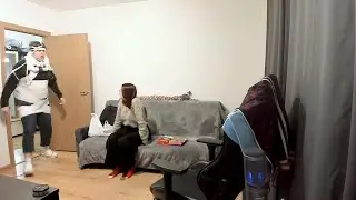 Ирл пранк Запутался в пожарном шланге
