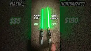 Plastic or Metal Disney Lightsaber? #starwars