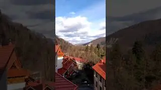 Яремче. Оглядовий майданчик готелю "Карпатські зорі"