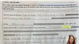 Writing video - Bombing of Black Wall Street Text