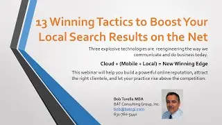 Webinar: 13 Winning Tactics to Boost Local Search Results
