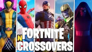 All Fortnite Crossover Trailers (Seasons 1-14)