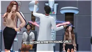 Professor Swap: Old Man Swap His Bodies With A Pretty Girl👧 [ Boy To Girl ] | Sims4Stories