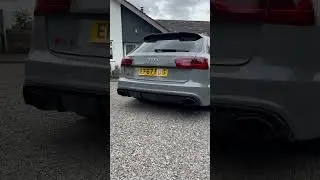 RS6 cold start. #rs6 #rs6c7