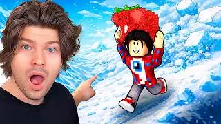 😱ESCAPE FROM THE AVALANCHE FOR THE BRAINROTHS IN ROBLOX!