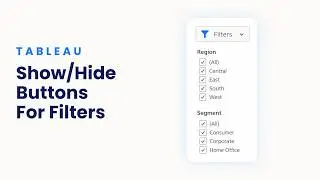 How to Add Show/Hide Filters in Tableau with a Button (No Clutter!)