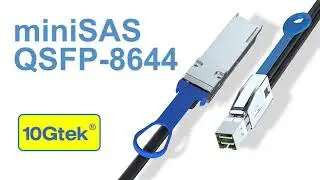 10Gtek Mini SAS SCSI Cables SFF-8088/SFF-8087/SFF-8644/SFF-8643 and Hybrid Cables